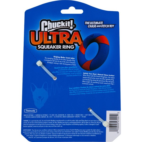 Chuck it ultra clearance squeaker