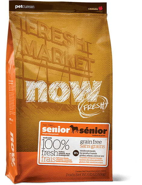 Petcurean senior best sale dog food