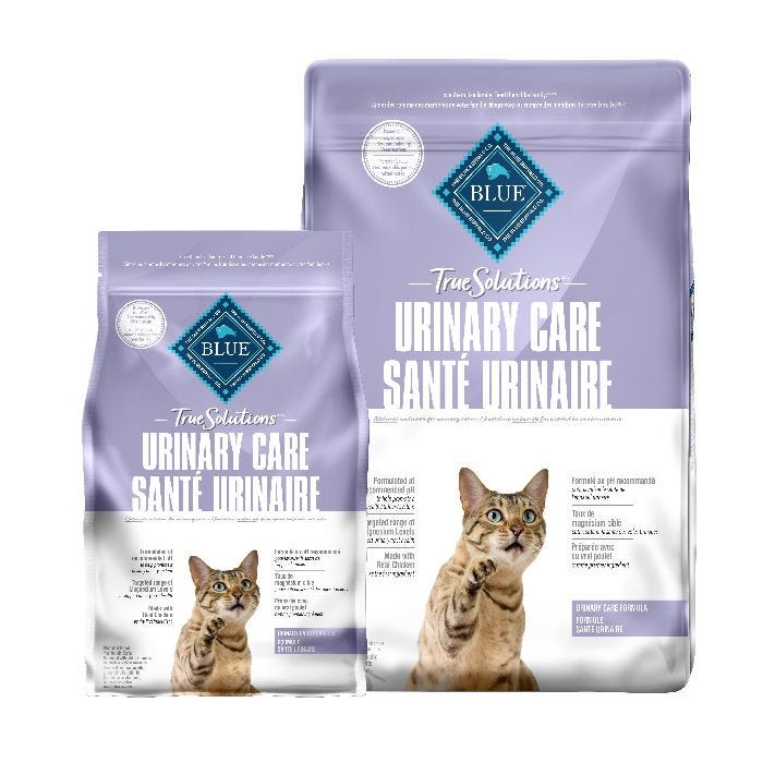 Blue True Solutions Urinary Care Cat 2.7kg 6lb CanvasbackPets