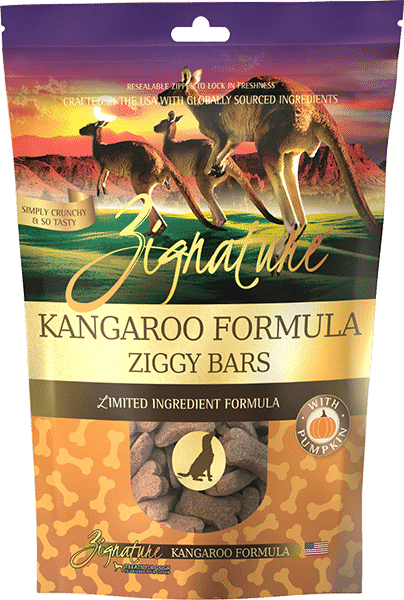 Ziggy Bars LID Kangaroo & Pumpkin Treats 12 oz