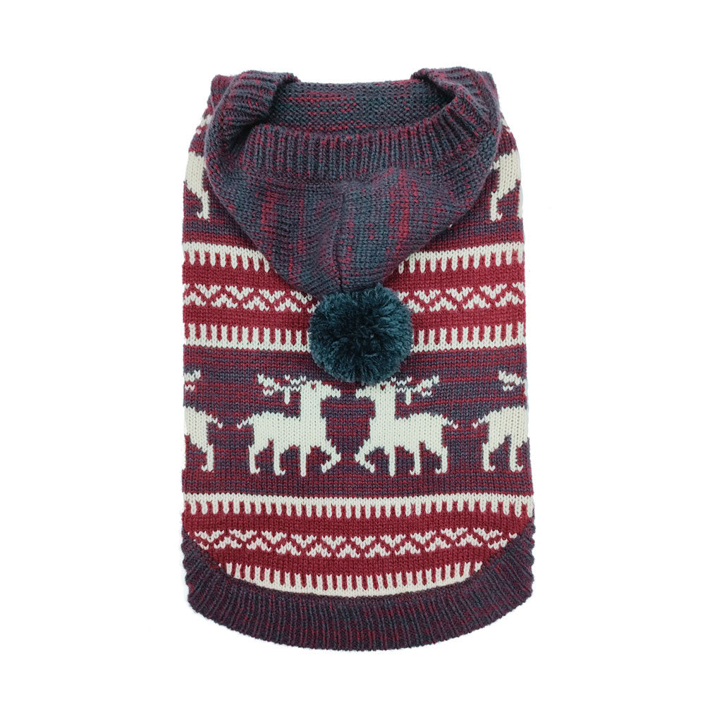 Knit Moose Sweater 18"