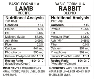 Back2Raw BASIC Lamb & Rabbit 12lbs