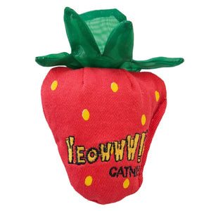 Strawberry Catnip Toy Single