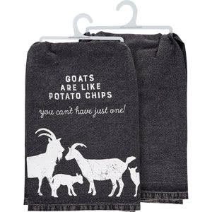 Dish Towel - Goats are Like Potato Chips