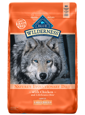 Blue Wilderness Large Breed Adult Chicken Grains 24lbs
